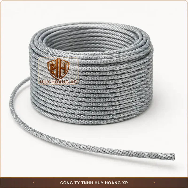 Cáp neo giằng mạ Trung Quốc – 6x19