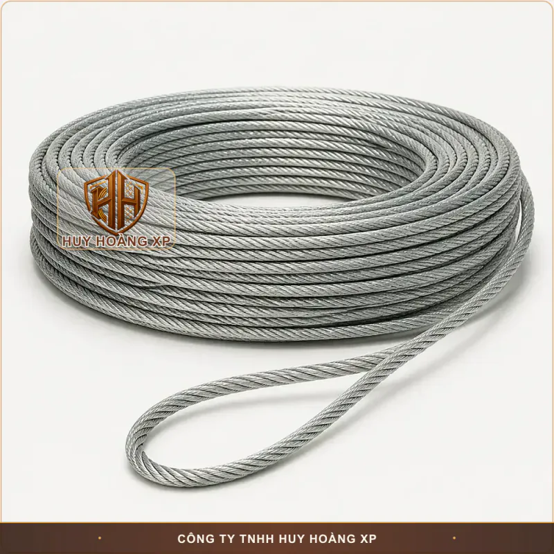 Cáp neo giằng mạ Trung Quốc – 6x37